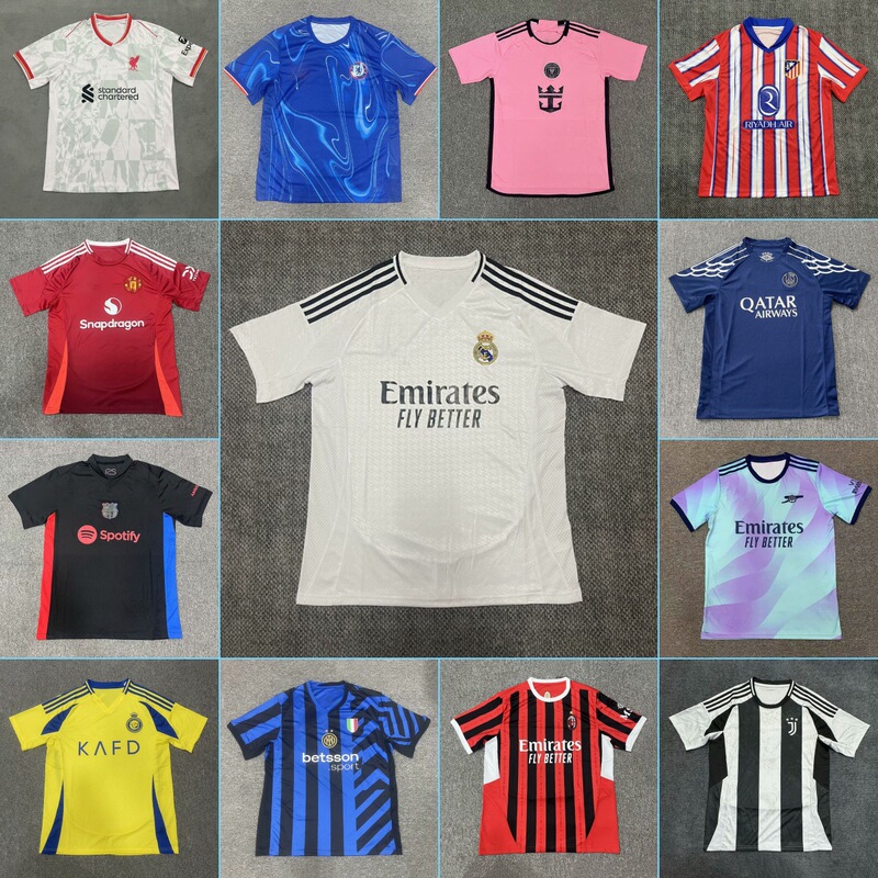 Real Madrid Jersey Barcelona Paris Manchester City Arsenal Ac Inter Milan Atletico Madrid Miami Leverkusen Bayern Football Jersey Real Madrid Jersey Barcelona Paris Manchester City Arsenal Ac Inter Milan Atletico Madrid Miami Leverkusen Bayern Football Jersey