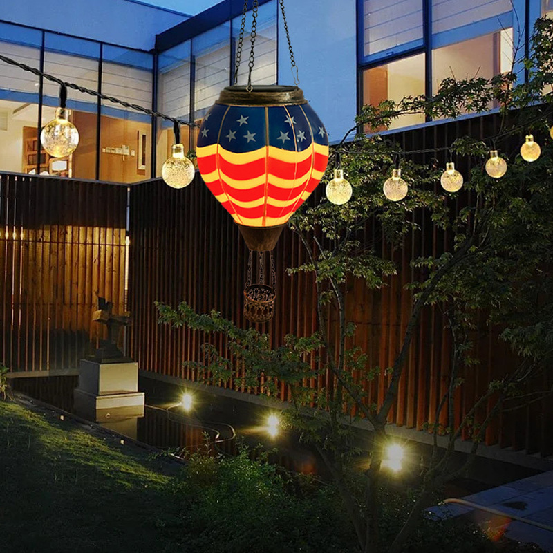 Hot Air Balloon Solar Lantern Outdoor Hanging Solar Lantern Outdoor Decorative Lamps Hot Air Balloon Solar Lantern Outdoor Hanging Solar Lantern Outdoor Decorative Lamps