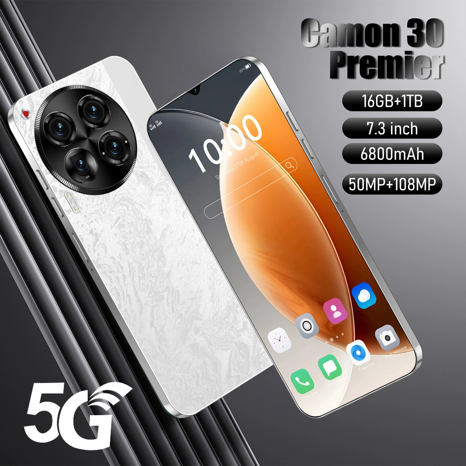 (торговля через границу), мобильный телефон, смартфон, Android, 7,3 дюйма, широкий экран