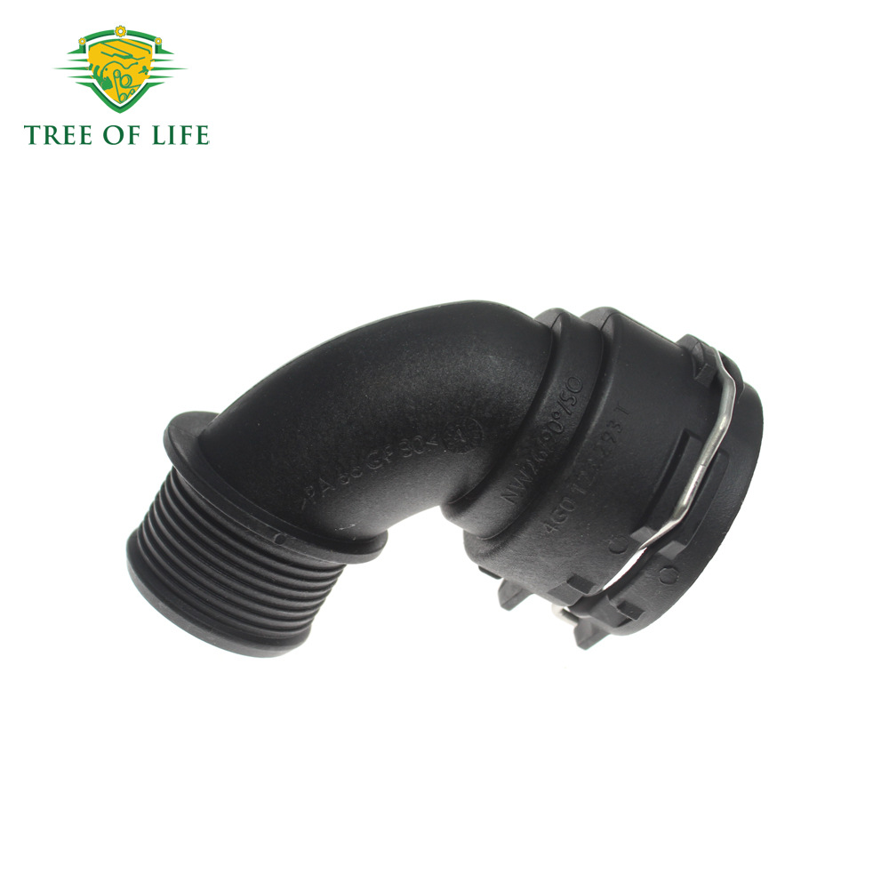 4G0122293T is suitable for Audi NW26 engine thermostat coolant hose pipe connector
