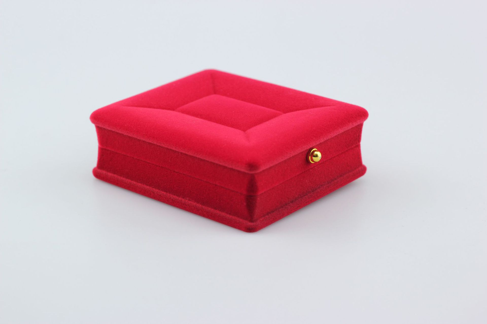 现货外贸批发吊坠项链耳钉植绒盒 婚礼送礼盒饰品包装