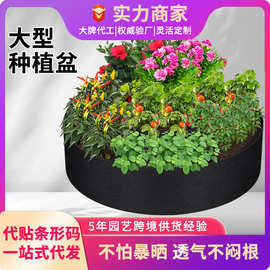 跨境美植袋阳台花盆无纺布毛毡蔬菜种植盆种菜盆加厚无纺布种植袋