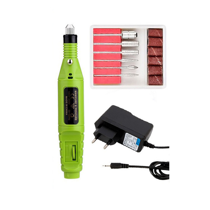 Máquina de pulido de uñas portátil USB tipo pluma herramienta de uñas eléctrica removedor de esmalte de uñas removedor de piel muerta transfronteriza