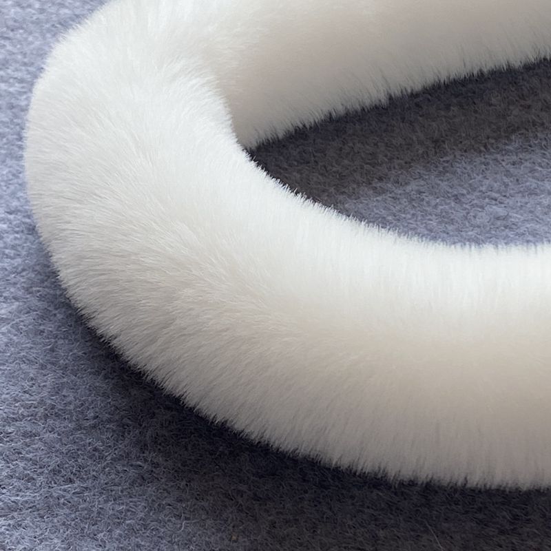 厂家供应4.5CM仿兔毛仿獭兔毛条5公分人造兔毛条包边毛领毛领饰