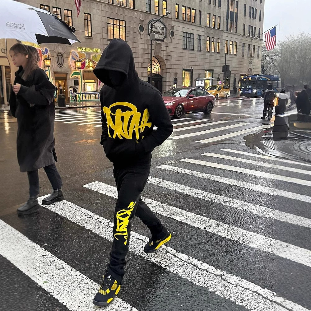 CentralCee synaworld Drill ветер американский уличный свитер с капюшоном