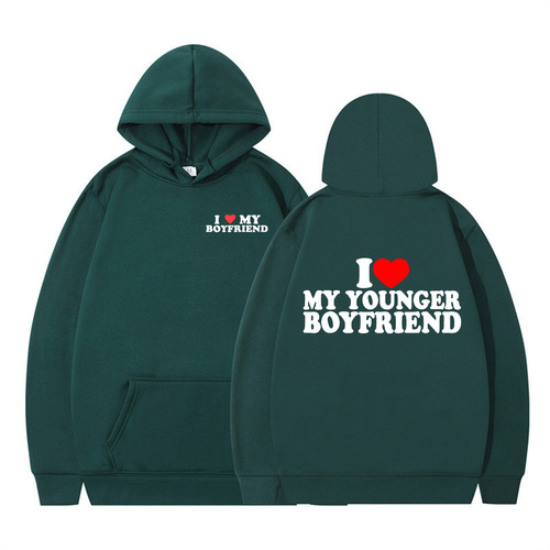 Autumn/Winter American Trend Fashion Unisex Letter Print Hoodie Sweatshirt Loose Hooded Fleece Jacket for Men