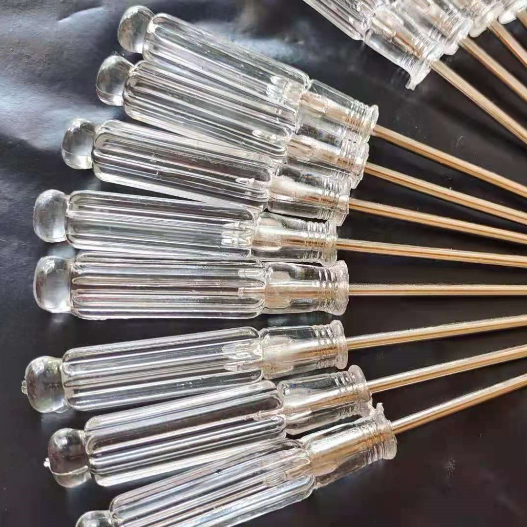 厂家批发小水晶螺丝刀透明螺丝刀起子玩具配送3厘超短迷你螺丝刀