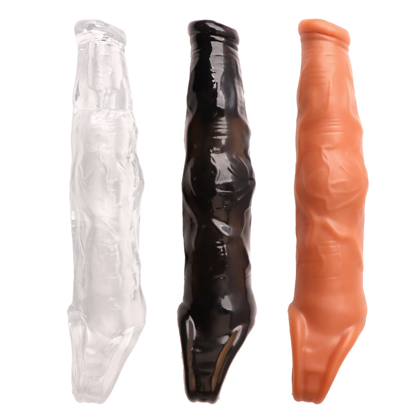 Wolf-Tooth Textured Extension Condom Sleeve, Soft TPE, Delay Design — detail image 6