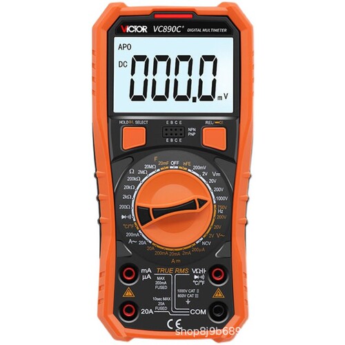 VC890D\VC890C+ Digital Multimeter High Precision Universal Meter Capacitor Anti-Overheating Voltage Tester