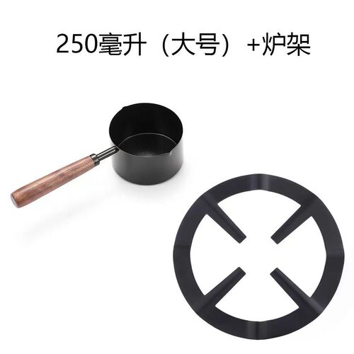 304 hot oil small pot stainless steel deepened mini oil pouring oil pouring oil burning household small oil pot choking oil iron pot milk pot