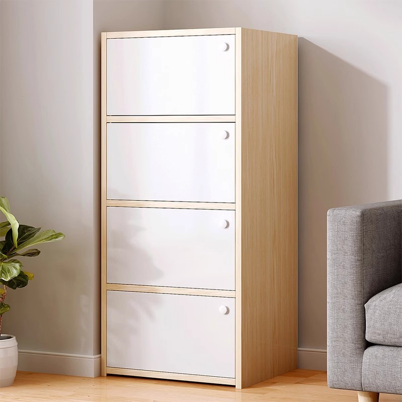 gabinete de almacenamiento de dormitorio gabinete de madera casera cajón de salón contra la pared armario pequeño armario armario