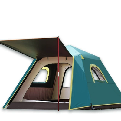 Çadırlar: thickened family double-layer quick-opening