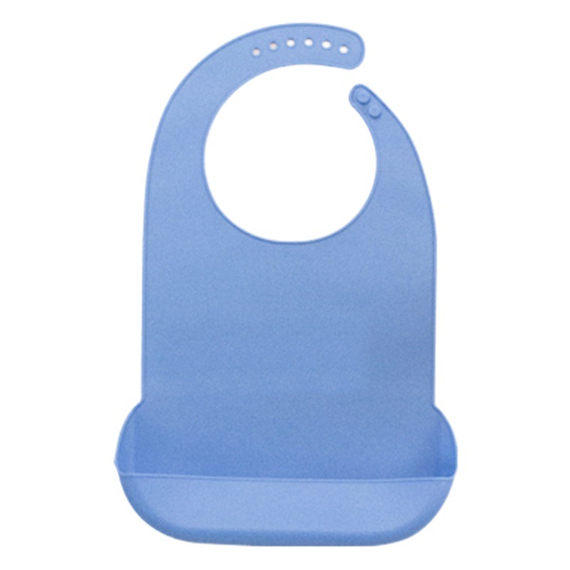 Babero transfronterizo para adultos, bolsillo para arroz, silicona para ancianos, bolsillo para arroz, impermeable y sin lavado, bolsillo para saliva tridimensional a prueba de suciedad y fugas