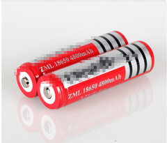 18650 rechargeable battery 3.7V 4800mAh high capacity radio and opera machine small fan strong flashlight battery