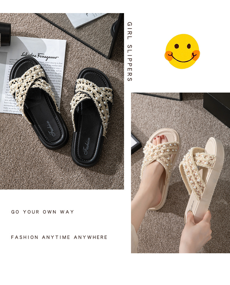 Frauen Sommer Hausschuhe Koreanische Version Anti Geruch Nicht Slip Plattform Sandalen Für Oberbekleidung Beliebte Vielseitige Casual Schuhe_voghion.com