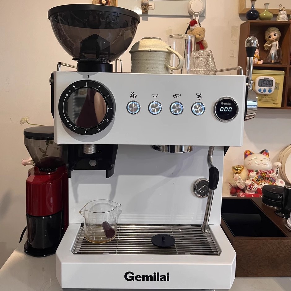 Gemilai CRM3128c tanque 3plus espresso italiano comercial cafetera doméstica bomba rotativa semiautomática especial