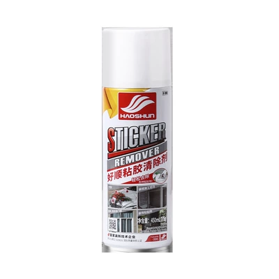 Haoshun viscose glue remover glue remover small advertisement glue remover glue remover car glass sticker cleaning agent (Cleaning/curing agent) - haoshun-adhesive-remover-450ml