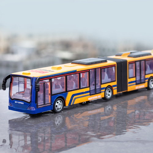 Large Electric Remote Control Bus Bus Wireless with Lights Simulation Car Toy for Boys Cross-border Wholesale