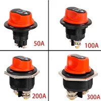 50A100A200A300A автомобильный выключатель питания, аккумулятор яхты, поворотный модифицированный аккумуляторный выключатель для автофургона