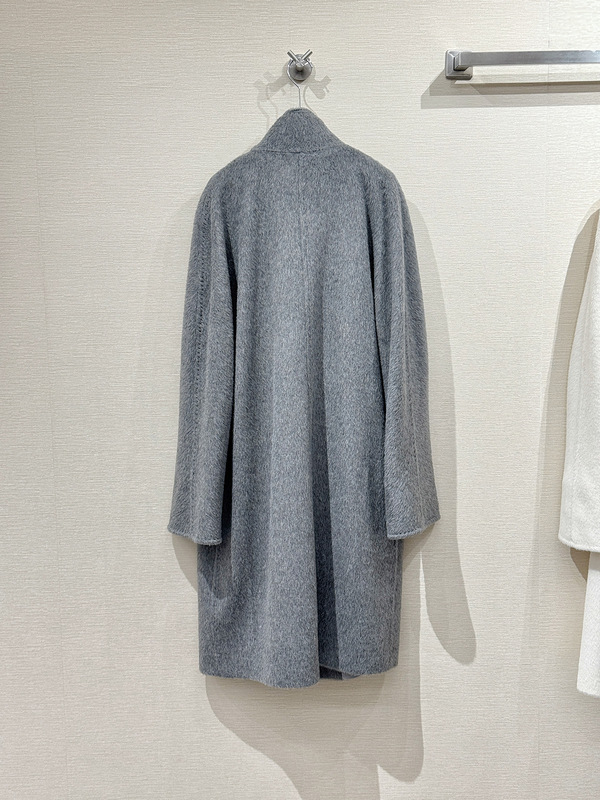 阿尔巴卡苏力羊驼毛绒外套25高定座山雕ALPACA古着风多穿领长大衣|undefined