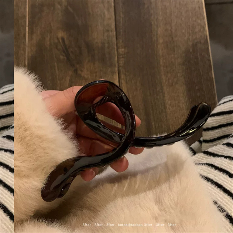 블랙 브라운 기하학 그리퍼 13cm