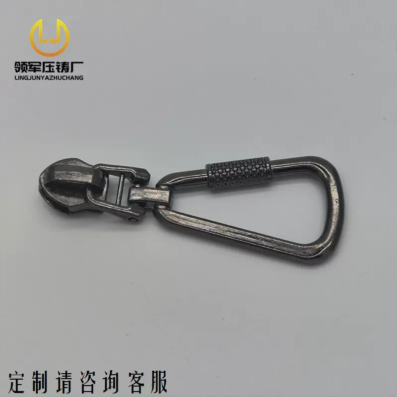 厂家现货批发三角头锌合金压铸拉头5#尼龙头箱包手袋鞋靴通用