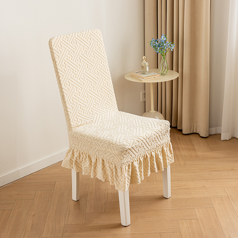 Cubierta de asiento elástico espesa esponja cojín integral cuatro estaciones general simple asiento de mesa de comedor cubierta de asiento cojín de invierno