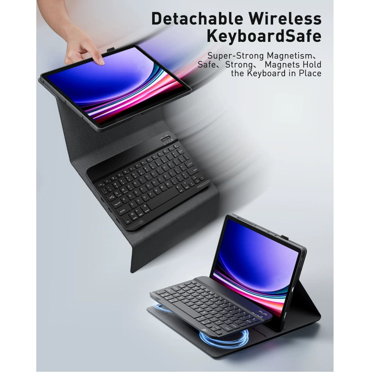Чехол-аккумулятор Lenovo Xiaoxin Pad112025 k11gen2 плоский корпус с клавиатурой с подсветкой семицветной, подходящий для