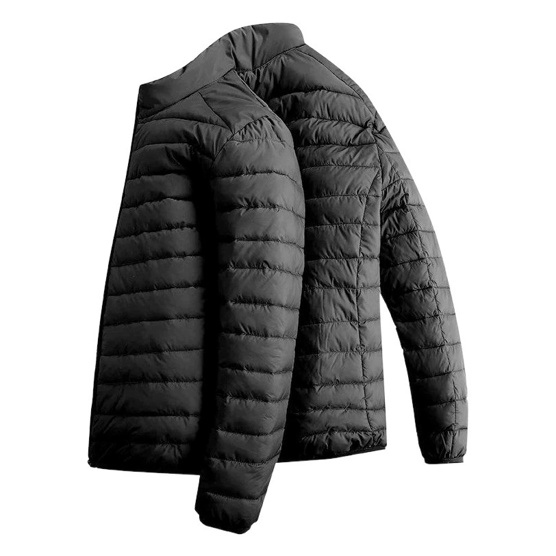 2025 Новая хлопковая одежда, мужская легкая короткая хлопковая одежда с воротником-стойкой, мужские зимние куртки, повседневные хлопковые куртки, зимняя одежда оптом