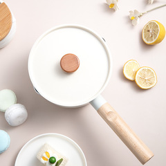 奶鍋寶寶嬰兒輔食鍋新款迷你小奶鍋廠家批發麥飯石日式雪平鍋