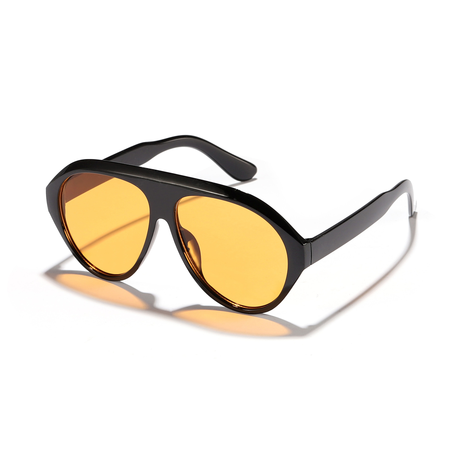 La cara grande es delgada y la tendencia del espejo de sapo, sombrilla personalizada, gafas de sol a prueba de rayos UV, fiesta de fiesta, gafas de moda