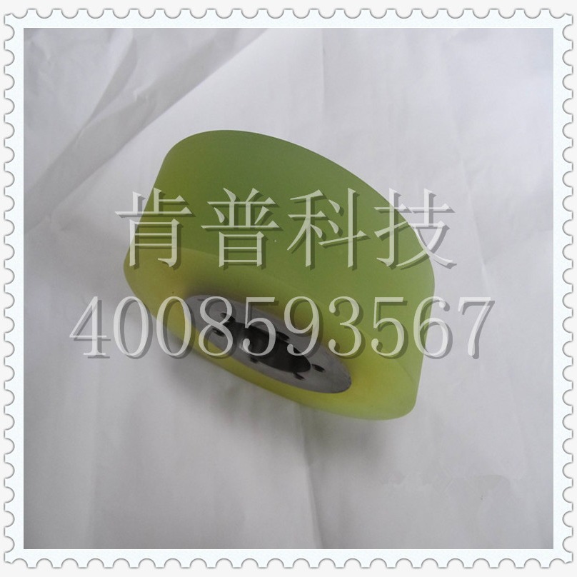 CPU弹性体包胶轮 PU缓冲滑轮CLLA PUR微孔发泡缓冲减震轮