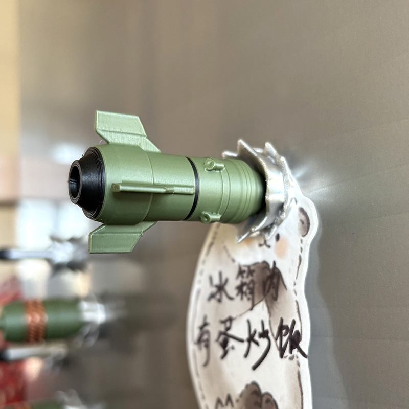 原创反坦克武器冰箱贴磁吸战争雷霆钢针打印文创拼装生日礼物|undefined