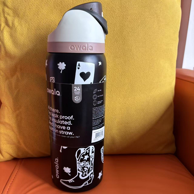 Owala 越境新製品 owala フルーツカップ屋外ポータブル真空断熱カップ 304 ステンレス鋼スポーツウォーターボトル|undefined
