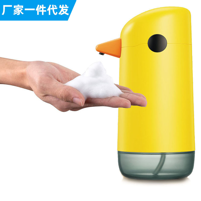 Household Touchless Automatic Foam Hand Sanitizer Dispenser Duck Smart Anti-Epidemic Disinfection Creative Gift