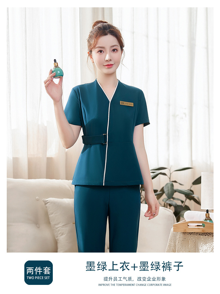 24885 dark green top dark green pants