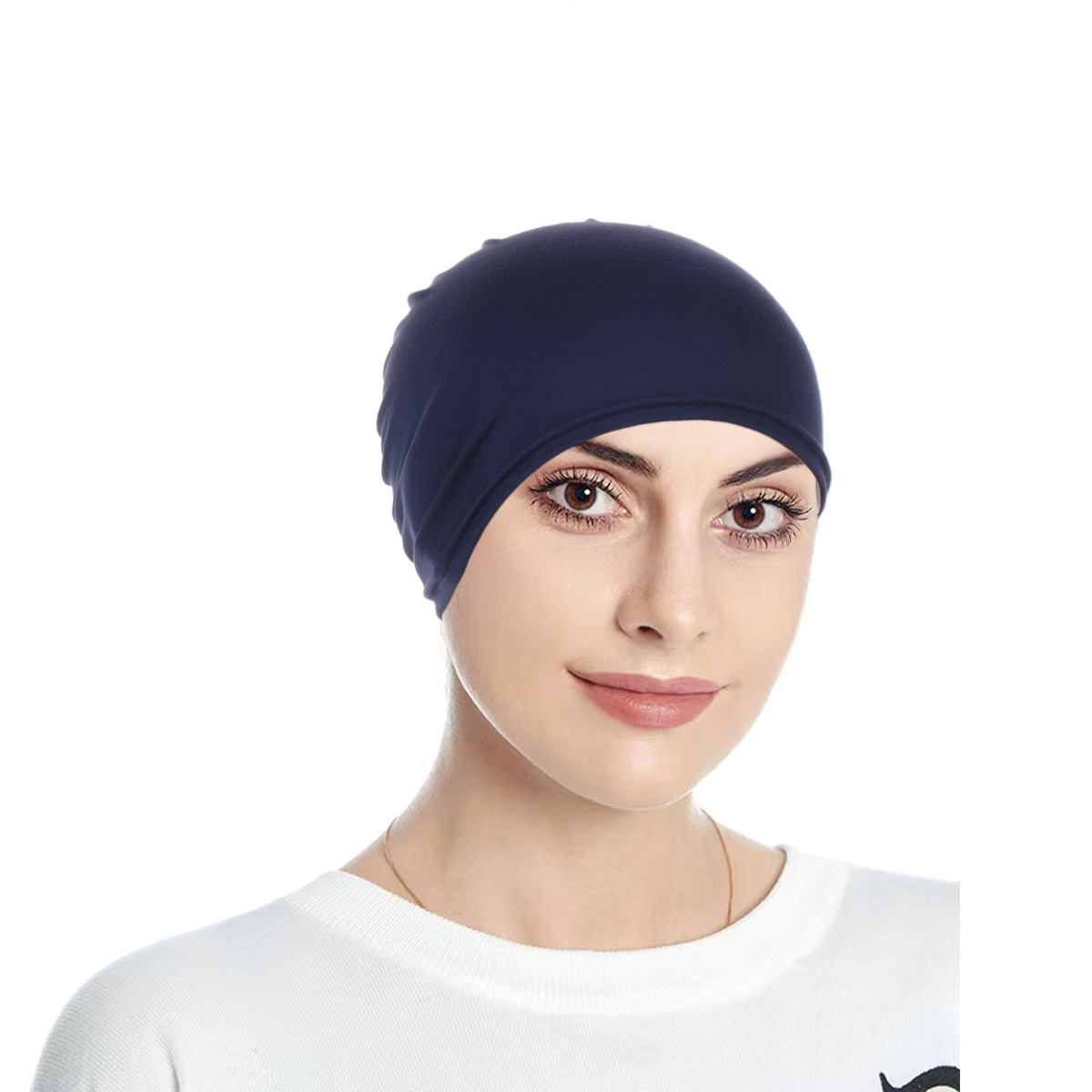  women's multi-color bottoming hat solid color comfortable and convenient hat women's chemotherapy hat_voghion.com