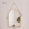 Poron -free wall -mounted dormitory dressing mirror wall -mounted bathroom mirror toilet mirror makeup mirror toilet mirror bathroom mirror