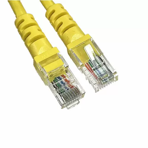 工厂现货供应超五类网线成品cat5e双绞线路由器机柜配送连接线1m