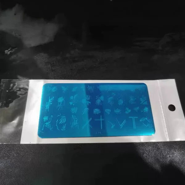Nail Polish painted DIY pattern cartoon printing tool printing transfer stencil plate plate steel plate template