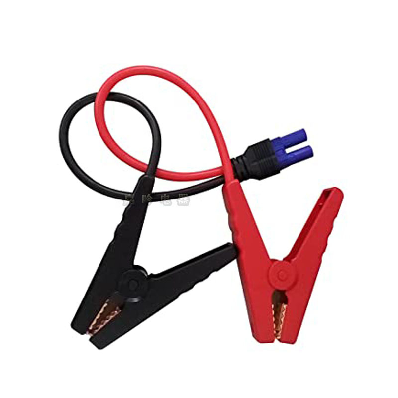 EC5汽车应急启动连接线红黑电瓶鳄鱼夹转EC5插头电源线量大从优