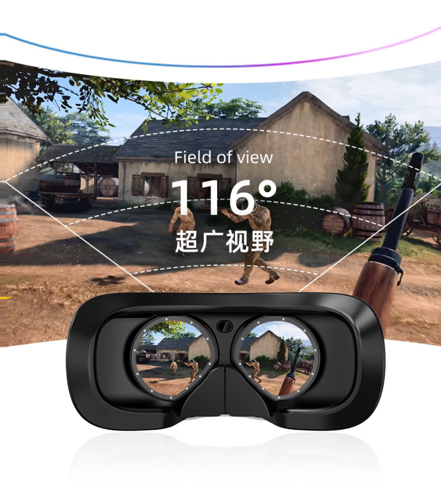 Dapeng E4 4K VR glasses, VR motion-sensing game console, steamvr games, PCVR headsets, vr virtual helmets Item Picture