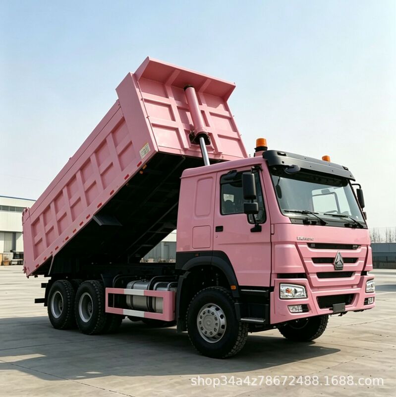 Cross-Border Export of Used Howo 371-Horsepower Eight-Wheel Dump Trucks for Earthmoving Projects, Euro 2 Standard, with Deposit Required