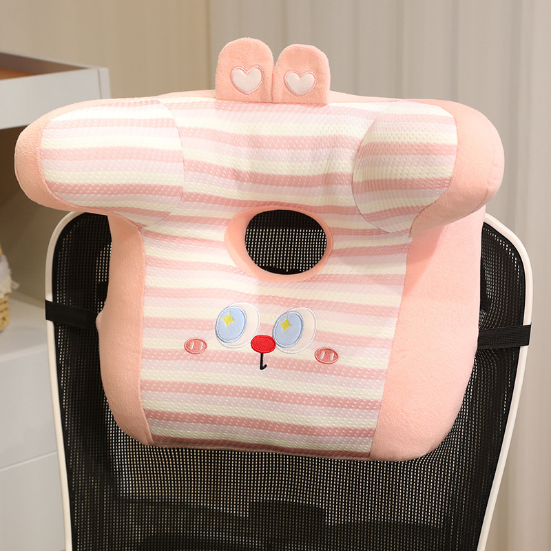Almohada de Siesta para Cuello de Oficina, Peluche, Protección Cervical, para Silla de Oficina