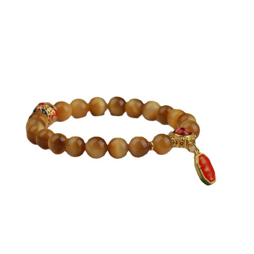 Beijing Yonghe same style twelve zodiac bracelets amazonite malachite bracelets Buddhist beads crystal jade men's and women's styles
