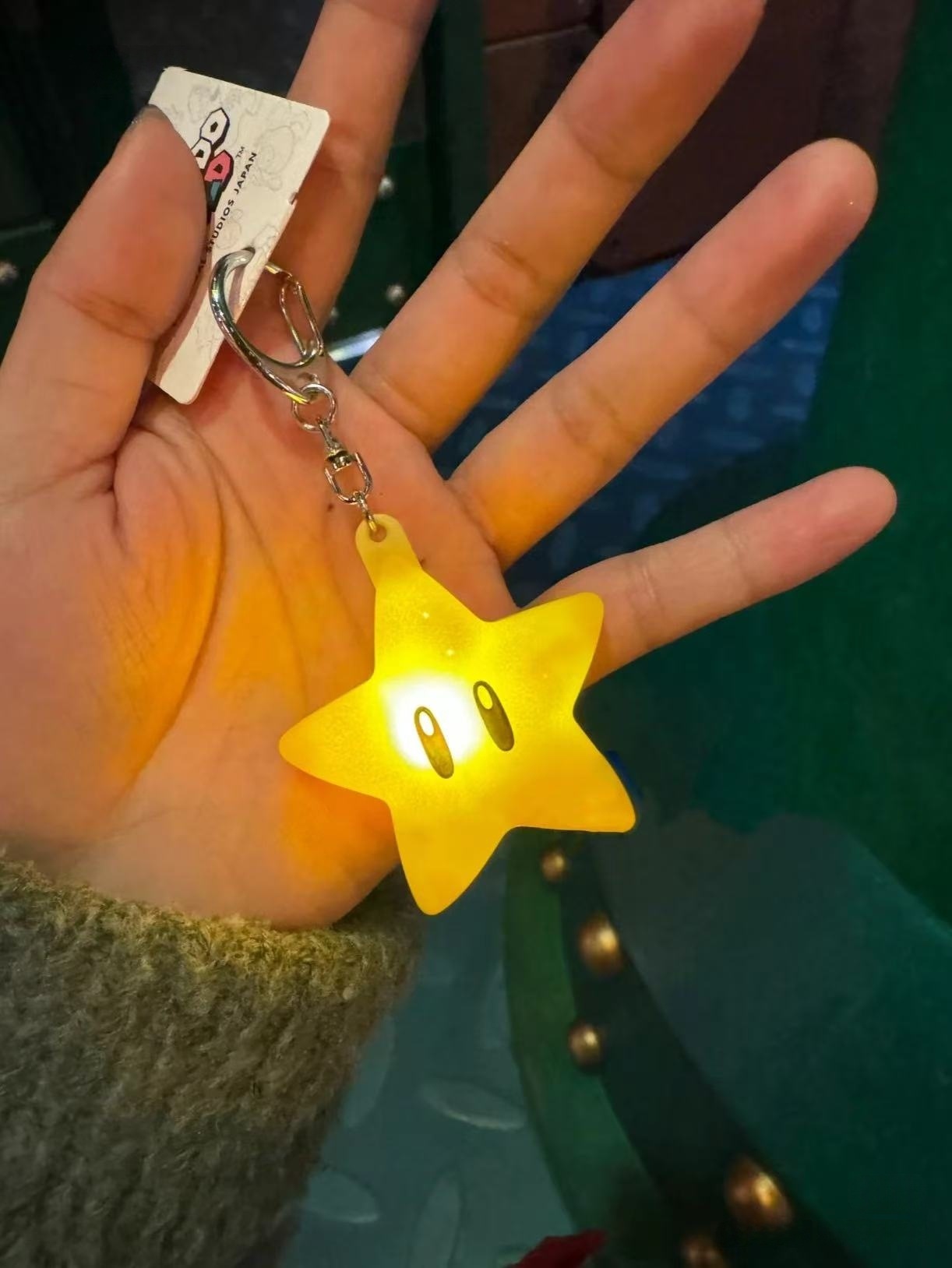 Super Mario Light signo de interrogación carga vocal luz nocturna luz cuadrada super LED lámpara de escritorio estrella regalo