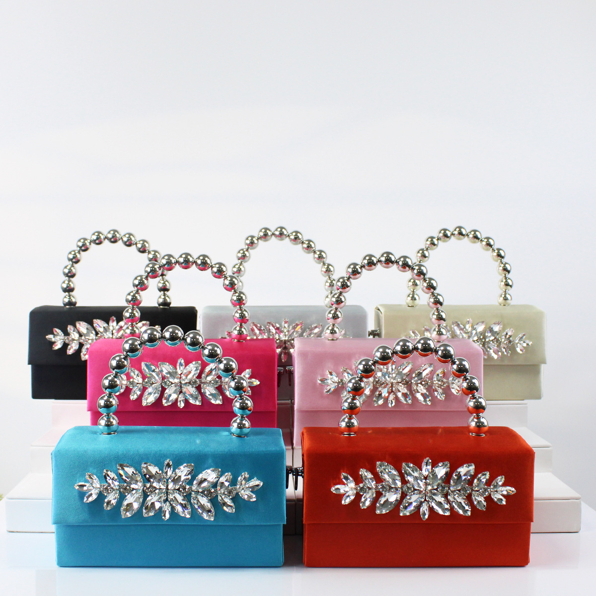 欧美复古手提包时尚潮流公主晚宴包聚会宴会包链条单肩包女包