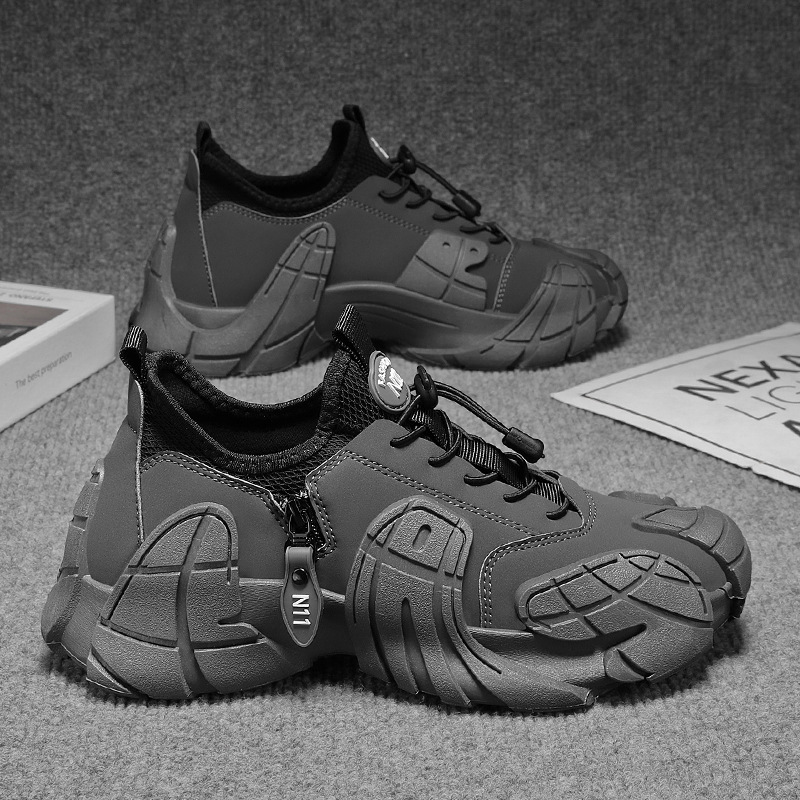 Zapatos de hombre primavera 2025 nueva tendencia hombres de todo fósforo trabajo al aire libre sitio de trabajo trabajo resistente al desgaste seguro laboral zapatos de moda resistentes al desgaste