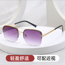 B80-719时尚潮搭太阳镜台州工厂全框金属太阳眼镜遮阳开车墨镜