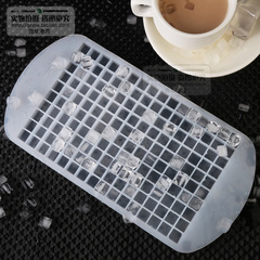 5ZV7批發160格碎小方形冰格硅膠迷你冰粒冰塊凍紅蟲果凍啫喱模具